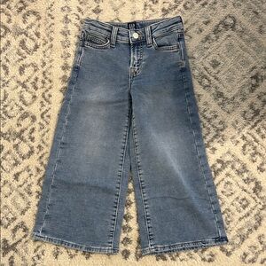 Gap girls 6 slim super soft wide leg ankle jeans